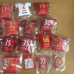 名古屋グランパス ユニフォーム型キーホルダー 大量セット