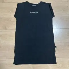KANGOL ブラック ミニワンピース