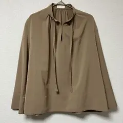 25SS ボールジィ　2way ストレッチタイ付きスタンドカラーブラウスのサムネイル