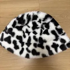 バケットハット 白黒模様