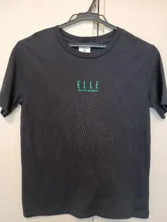 GU 　ジーユー　ELLE　コラボTシャツ　半袖 　Sサイズ　ネイビー