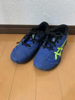 アシックス　レーザービーム　青① 22.5
