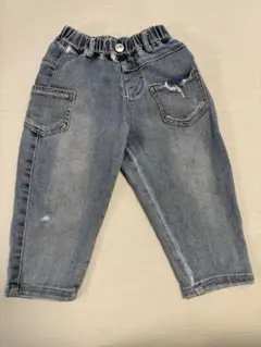 KIDS PLAN ダメージ加工 ロングパンツ 90サイズ