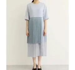 iami プリーツワンピース