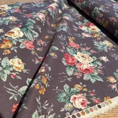 cosmo textile 花柄コットン生地　1m