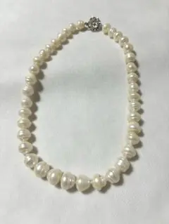 バロックパール10mm-12mm ネックレス　ホワイト