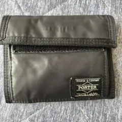 PORTER ブラック 二つ折り財布