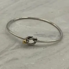 廃盤！old tiffany フック&アイ 925 750 ブレスレットk18 - メルカリ
