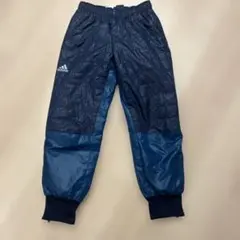 【美品】140adidas 中わた入り　あたたかピステパンツ ジャージ