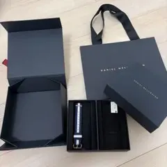 Daniel Wellington 交換用ストラップ ネイビー×ホワイト　箱付きのサムネイル