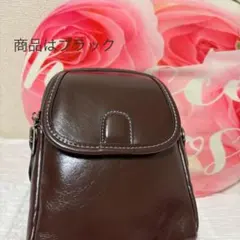 ショルダーバッグ　スマホ2WAY ブラック