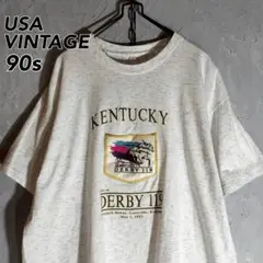 90s USA vintage tee ケンタッキー州　ダービー Tシャツ　古着