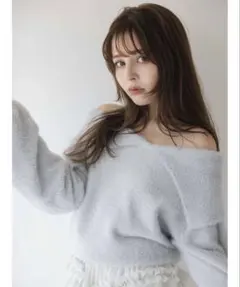 最終値下げ　dazzlin レディース　トップス　ニット　オフショル