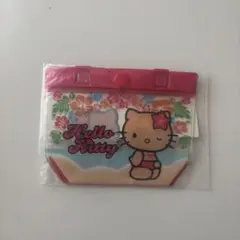 サンリオ　プールバッグ風ミニポーチ2 ハローキティ