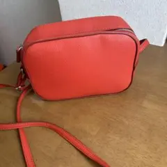 オレンジ スクエア ショルダーバッグのサムネイル