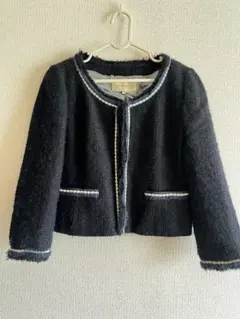 BALLSEY ノーカラージャケット ブラック