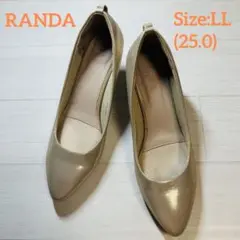 RANDA 7wayパンプス ライトゴールド 25.0cmのサムネイル