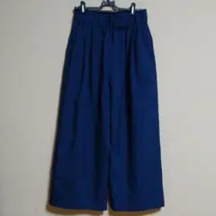 スタジオクリップ ワイドパンツ ネイビー M