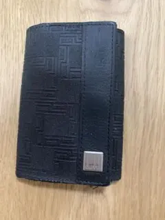 dunhill 黒 レザー キーケース