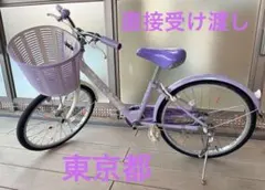 ブリヂストン エコパル 20インチ 子供用自転車 紫のサムネイル