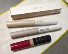 INTO U アイブロウマスカラ 2本 未使用1本　インテグレート 1本