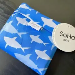 SoHa KEIKI シャーク柄 折りたたみエコバッグのサムネイル