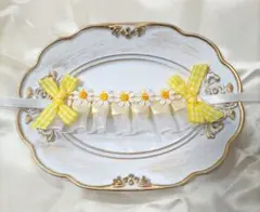 【ぬい服】K-14 10㎝ ヘッドドレス イエロー ちびぐるみ にじぱぺっと