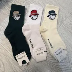 【新品】Malbon ゴルフソックス 3足セット 韓国モデル