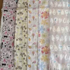 ガーゼ生地５枚セット