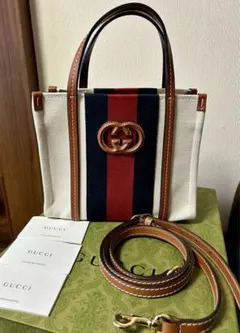 本物新品□グッチ□ シェリーライン インターロッキングG トップ 