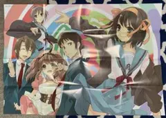 ザ・スニーカー LEGEND 付録 ポスター SOS団 & 水着アクア ハルヒ
