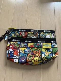 LeSportsac ポケモン 3ポケットポーチ ジッパー レスポ コラボ - メルカリ