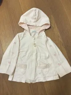 familiar 薄手パーカー　80サイズ ピンク