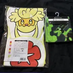 ハンドタオル 2点セット ポケモンセンター キュワワー ジガルデ