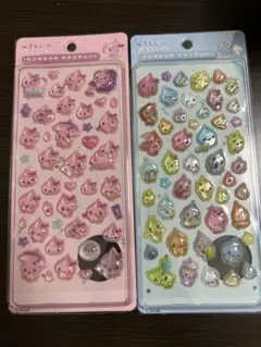 しずくちゃん　うるおいちゃん　立体シール