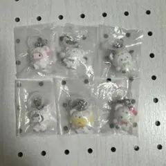 サンリオ めじるしアクセサリー ふわふわスノー 全6種 コンプリート