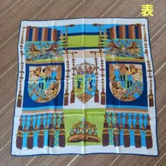 コルディア CORDIER 紋章デザイン スカーフ 未使用品　送料込み