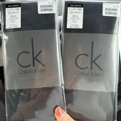 Calvin Klein カルバンクライン　タイツ M-L 2足のサムネイル