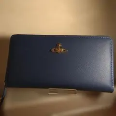 [新品、未使用]Vivienne Westwood☆ラウンドジップ長財布BLUE