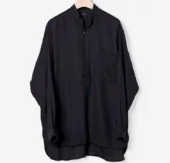 【希少品】COMOLI リネンモール スタンドカラージャケット チャイナシャツ 希少品】COMOLI リネンモール スタンドカラージャケット チャイナ
