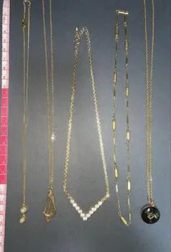 ゴールド ネックレス 5本まとめ売り