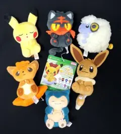 ポケモン　プチぬいぐるみinモンスターボールケース　セット③