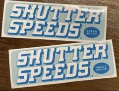 むらたろー様専用SHUTTER SPEEDS ステッカー 2枚セット