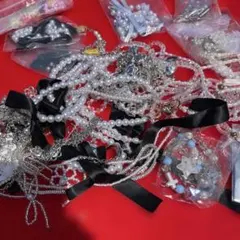 ビーズネックレスとブレスレットパーツセット　4