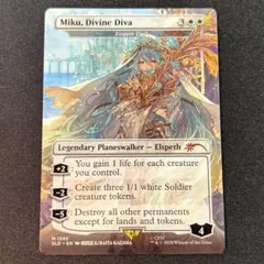 MTG【Foil】聖なる歌姫、ミク/Miku, Divine Diva(EN) - メルカリ
