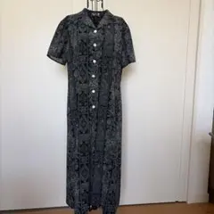 DAKS シックな半袖ロングワンピースのサムネイル