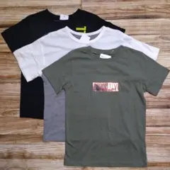 新品 未使用 配色 アップリケ付き 半袖 Tシャツ 男の子 140