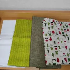 花柄キルティング生地