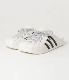 ☆新品未使用☆ adidasサンダル アディレッタクロッグ オフホワイト23.5