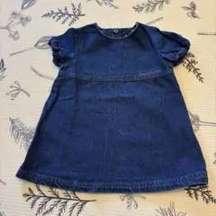 コムサ　デニムワンピース 90cmのサムネイル